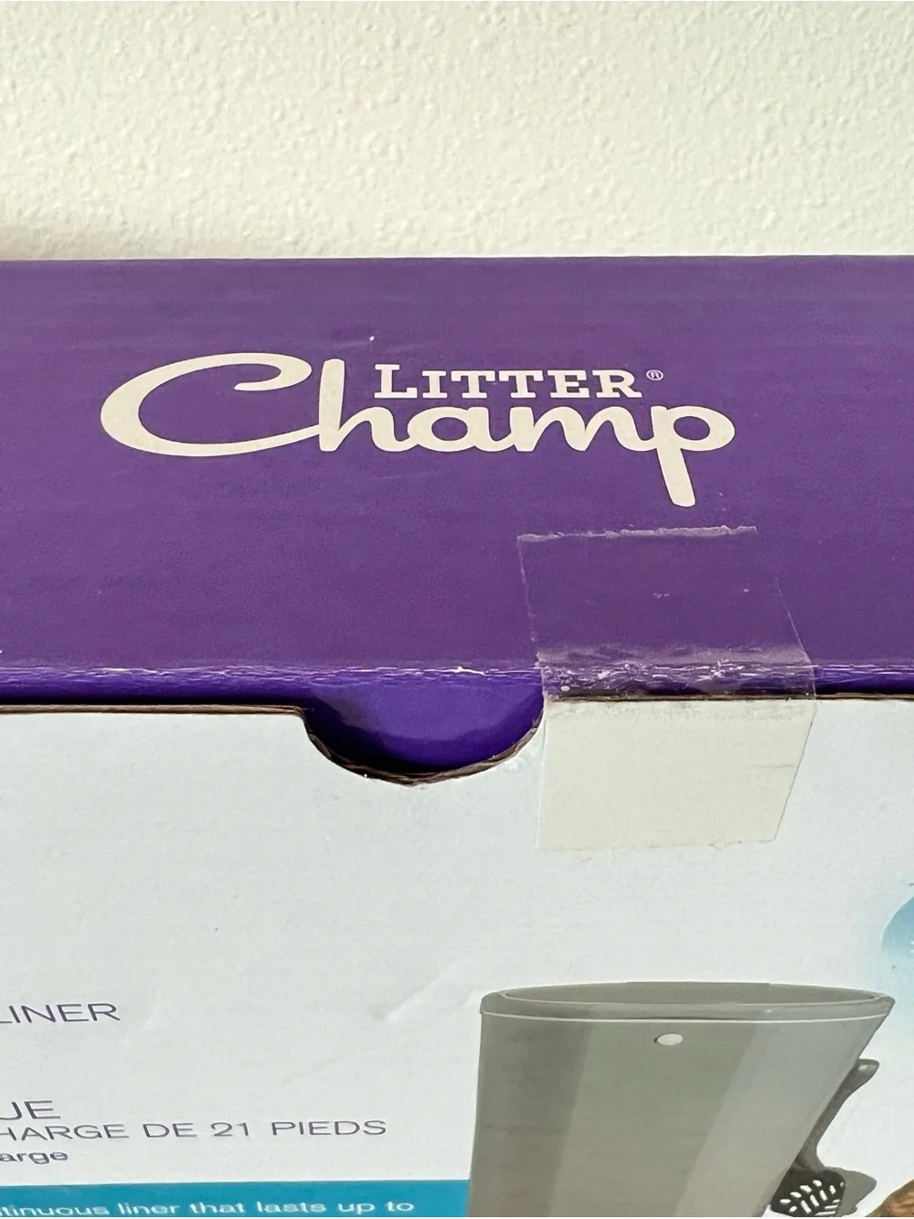 Litter Champ Refill 21’ Cat Waste Container Liner 3 Pack Odor Free Brand New